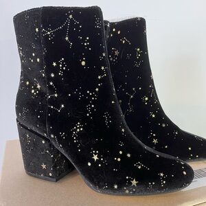 Urban Outfitters Celestial Black Heeled Boots